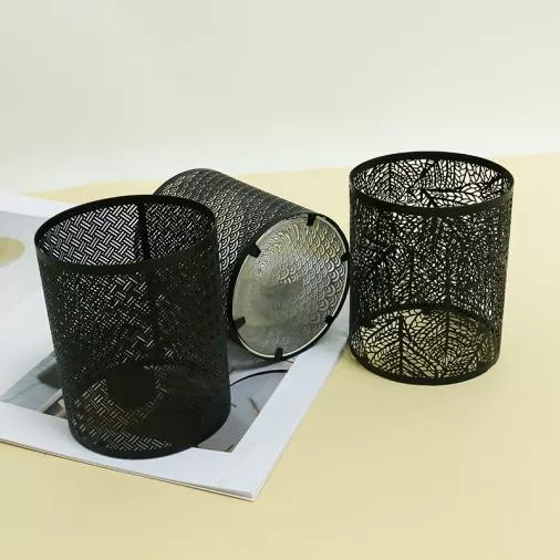 블랙 메탈 캔들 홀더